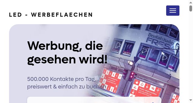 Screenshot of led-werbeflaechen.de