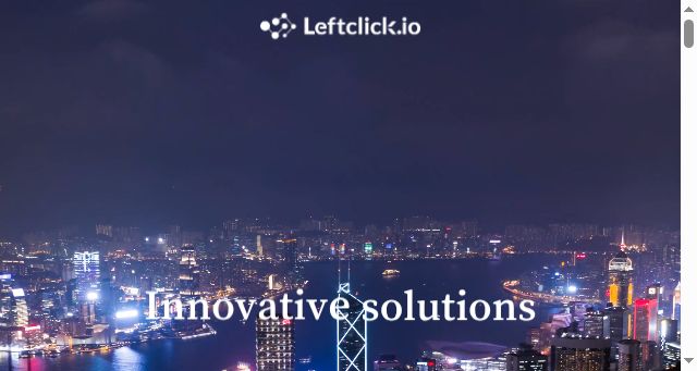 Screenshot of leftclick.io