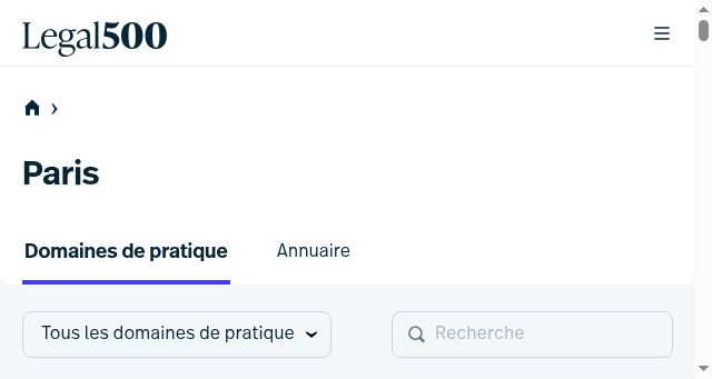 Screenshot of legal500.fr