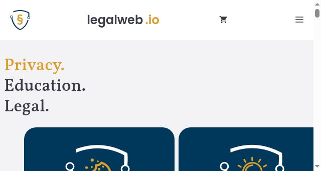 Screenshot of legalweb.io