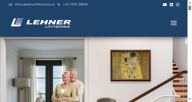 Screenshot of lehner-lifttechnik.com