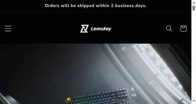 Screenshot of lemokey.com