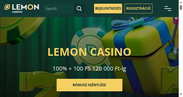 Screenshot of lemoncasino23.com