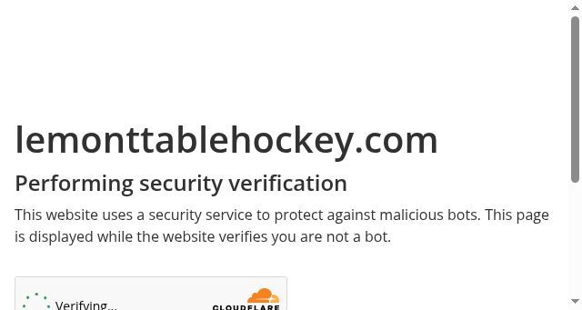 Screenshot of lemonttablehockey.com