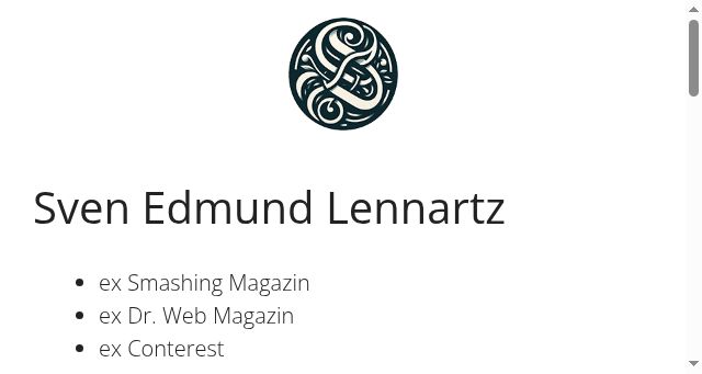 Screenshot of lennartz.cc