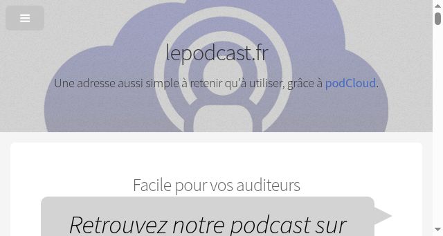 Screenshot of lepodcast.fr
