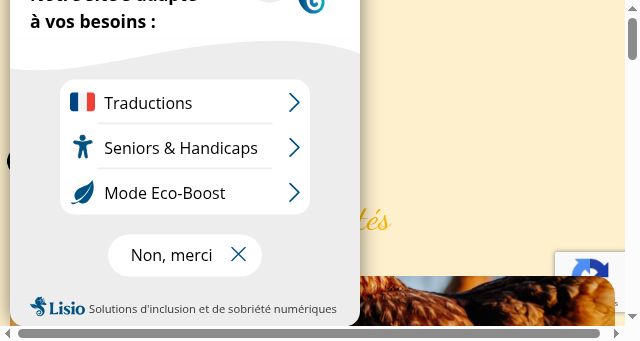 Screenshot of lesoeufsgeslin.fr