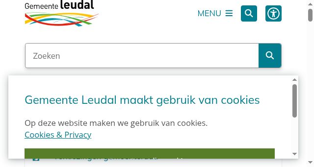 Screenshot of leudal.nl