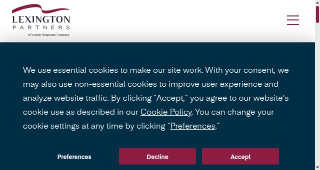 Screenshot of lexingtonpartners.com