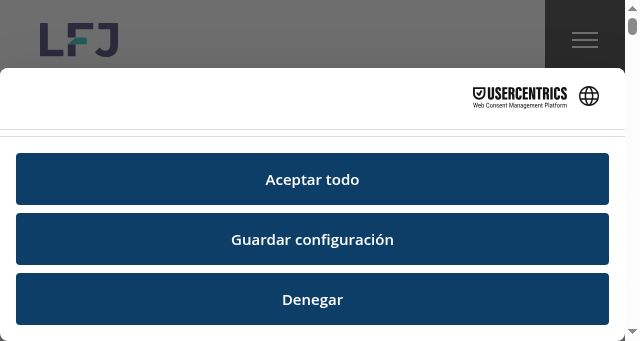 Screenshot of lfjglobal.com