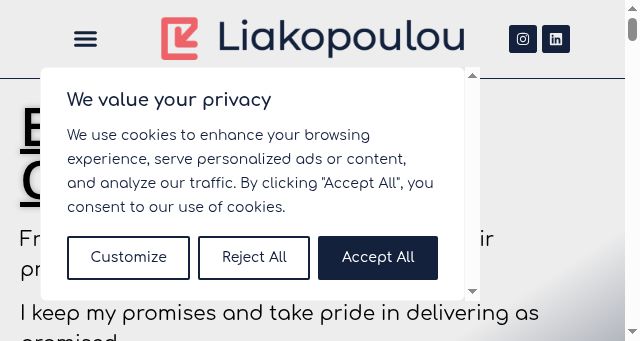 Screenshot of liakopoulou.com