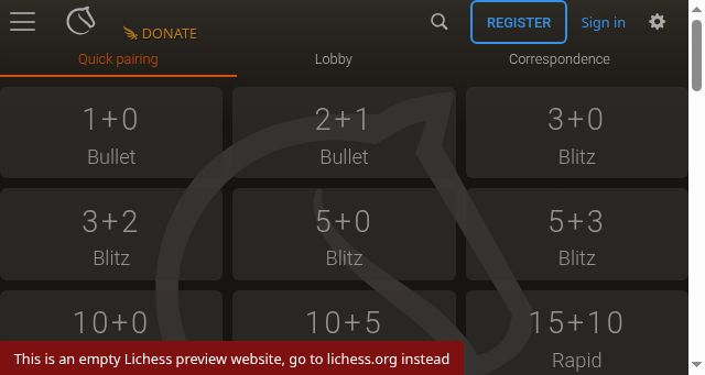 Screenshot of lichess.dev