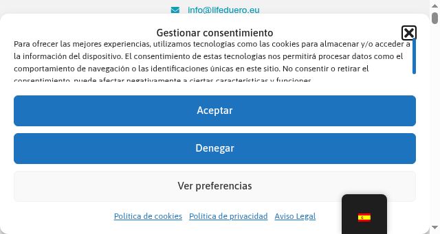 Screenshot of lifeduero.eu