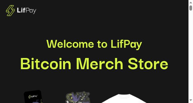 Screenshot of lifpay.store