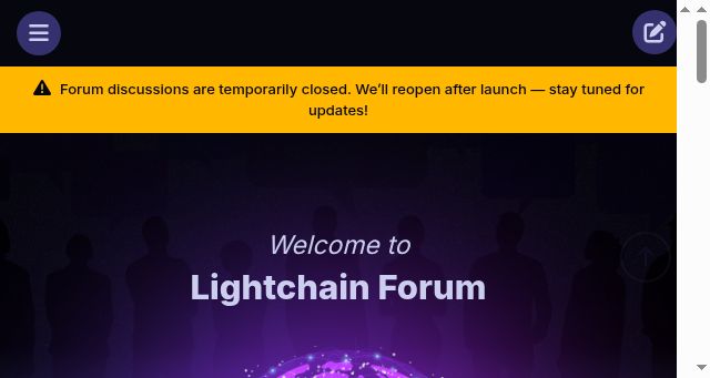 Screenshot of lightchain.community