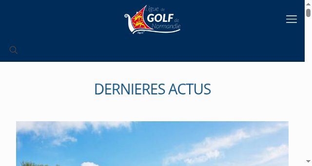 Screenshot of liguegolfnormandie.fr