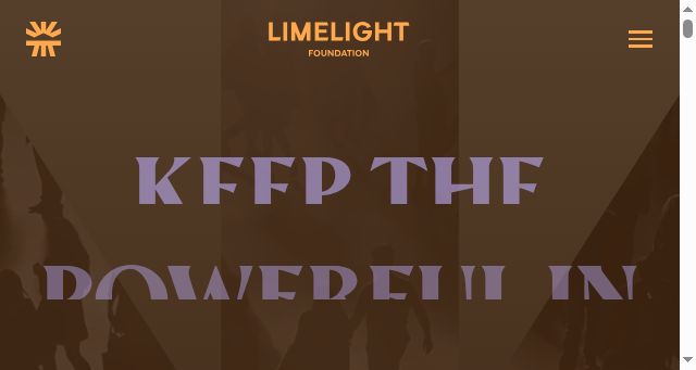 Screenshot of limelight.foundation