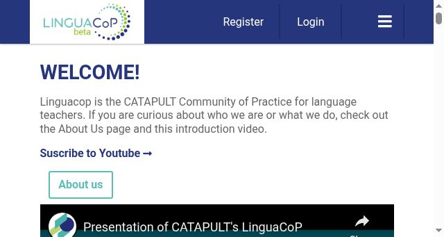 Screenshot of linguacop.eu