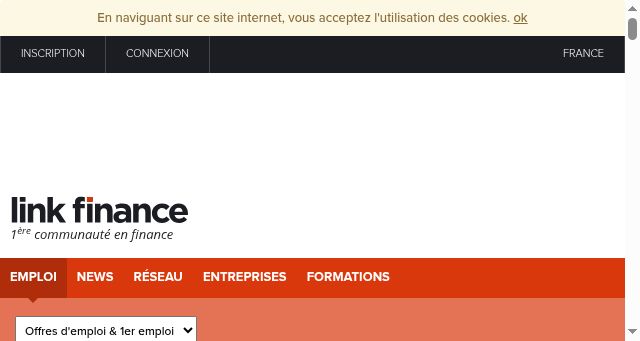 Screenshot of linkfinance.fr