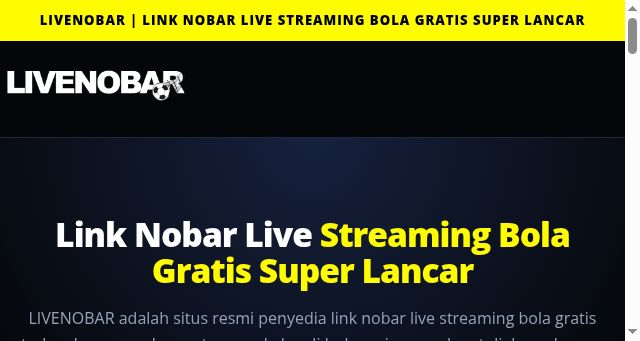 Screenshot of linklivenobar.com