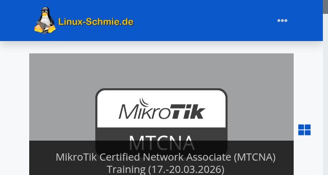Screenshot of linux-schmie.de