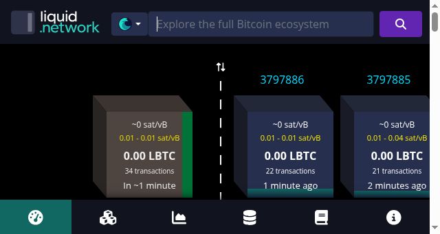 Screenshot of liquid.network