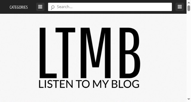 Screenshot of listentomyblog.com