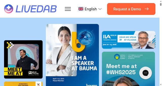 Screenshot of livedab.com