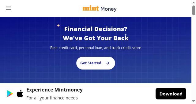 Screenshot of livemintmoney.com