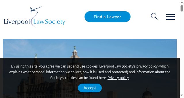 Screenshot of liverpoollawsociety.org.uk