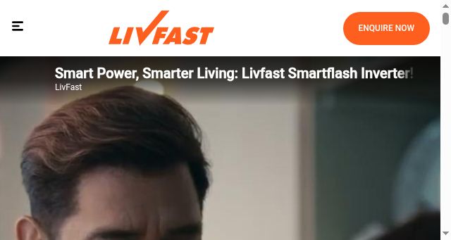 Screenshot of livfast.in
