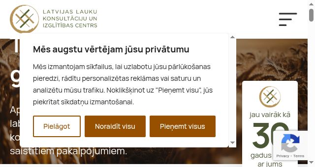 Screenshot of llkc.lv