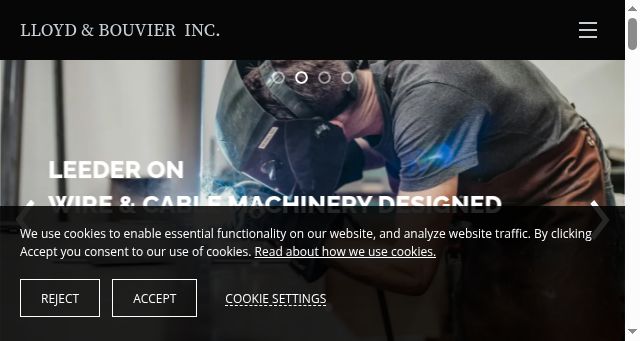 Screenshot of lloydbouvier.com