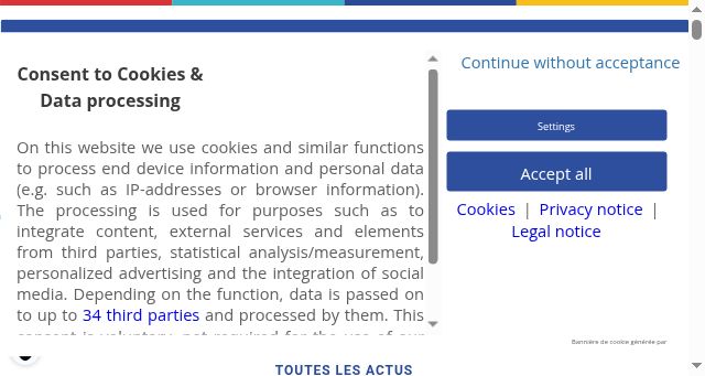 Screenshot of lnh.fr