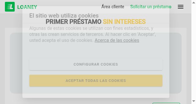 Screenshot of loaney.es