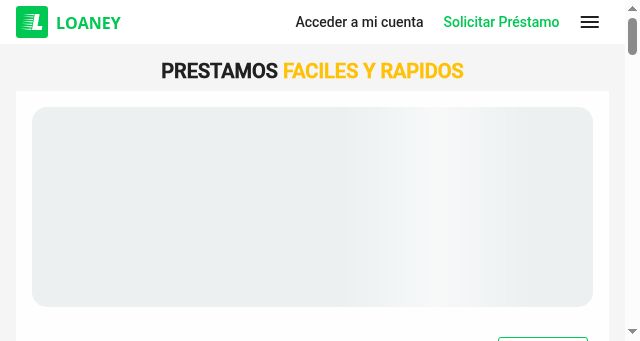 Screenshot of loaney.mx