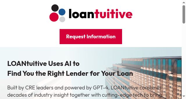 Screenshot of loantuitive.com