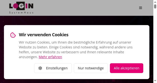 Screenshot of login-online.com