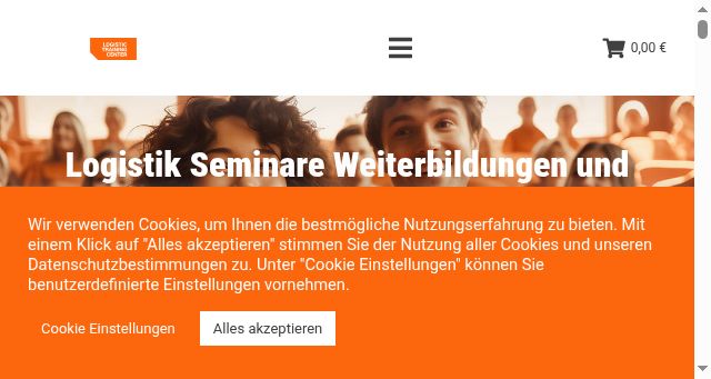 Screenshot of logistic-training-center.com