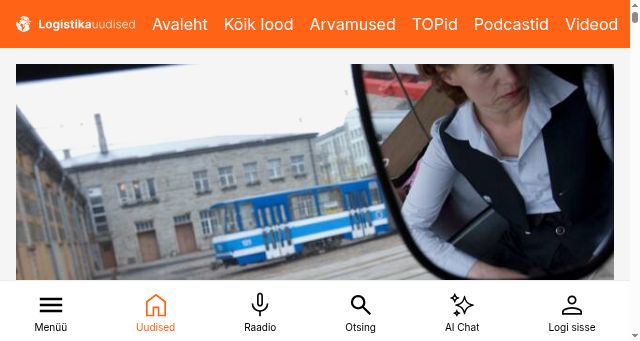 Screenshot of logistikauudised.ee