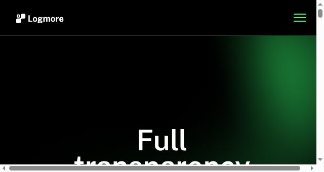 Screenshot of logmore.com