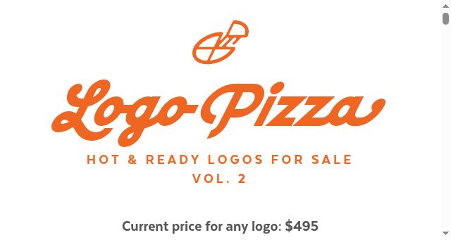 Screenshot of logo.pizza