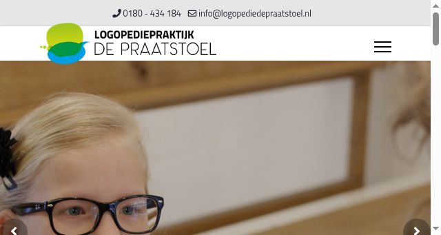 Screenshot of logopediedepraatstoel.nl
