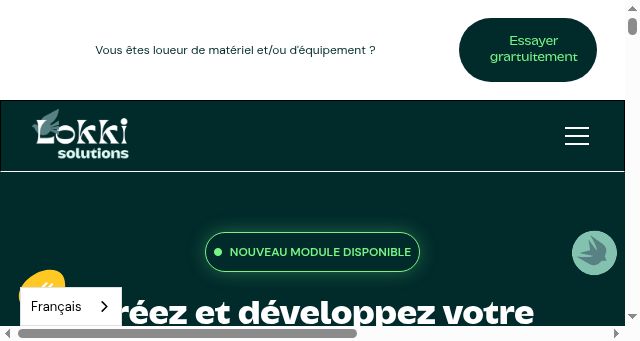 Screenshot of lokki.rent