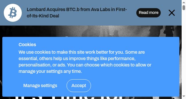 Screenshot of lombard.finance