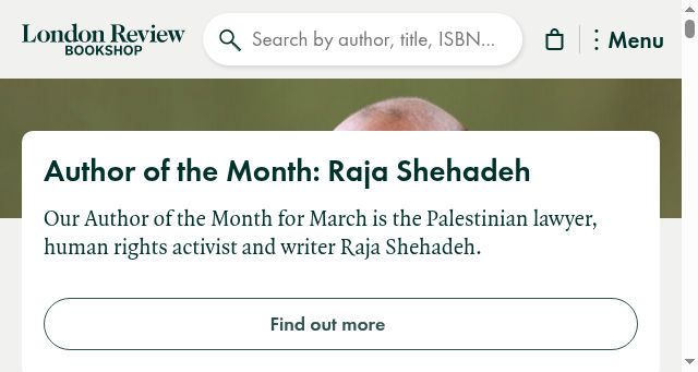 Screenshot of londonreviewbookshop.co.uk