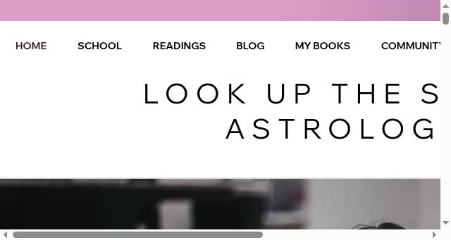 Screenshot of lookupthestars.com