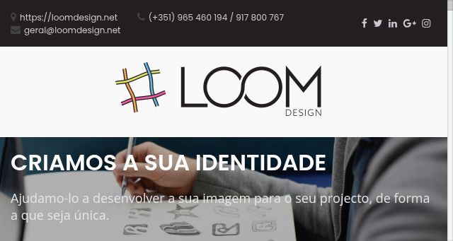 Screenshot of loomdesign.net