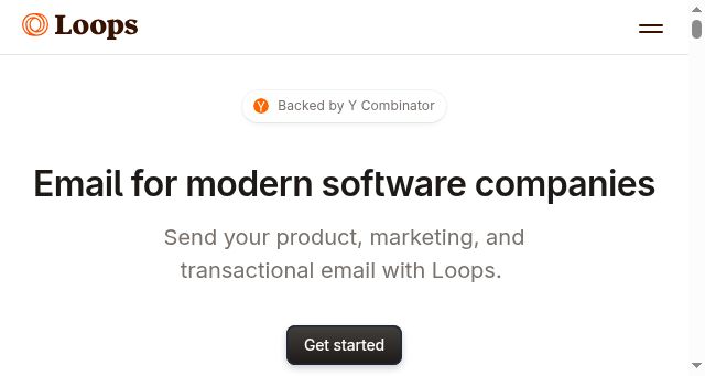Screenshot of loops.so