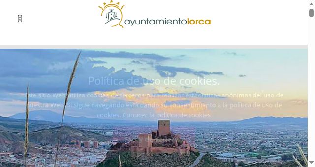 Screenshot of lorca.es